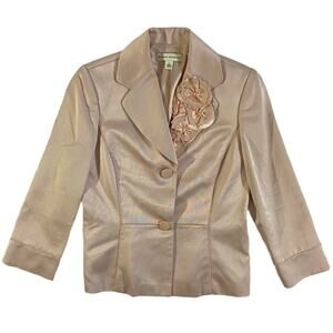 Banana Republic Y2K Silky Pink Blazer